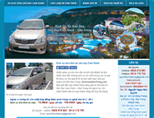 Tablet Screenshot of dichvuxenhatrang.com